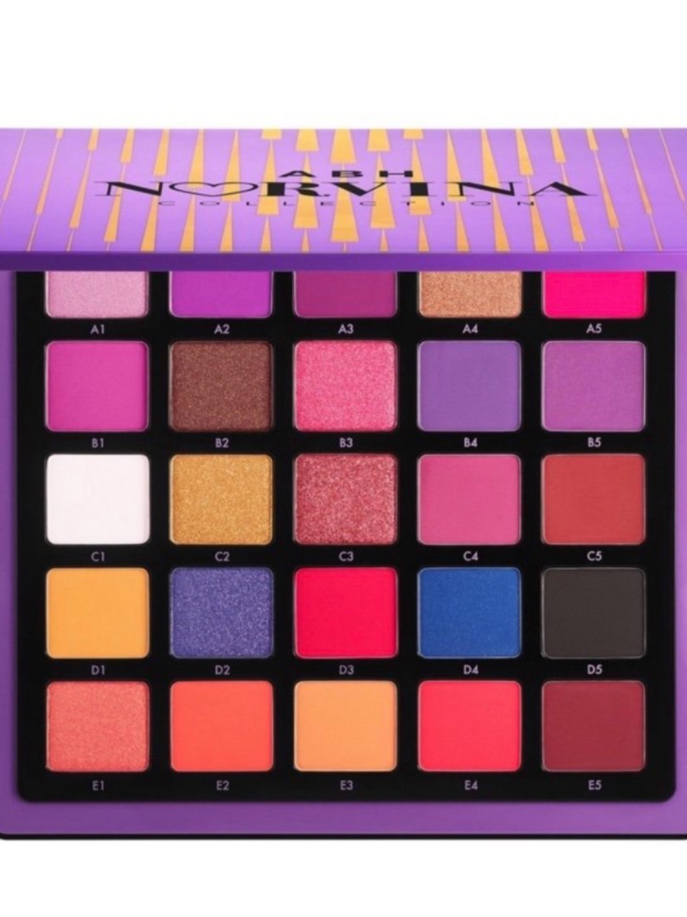 Anastasia Beverly Hills Bold Eyeshadow Palette - Purple Pink Blue Gold